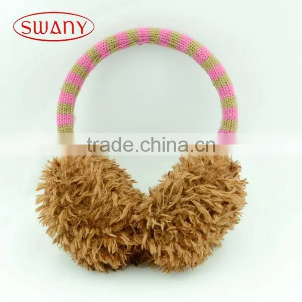 Reliable High Tensile Winter Grey Pompon Earmuffs photo-3