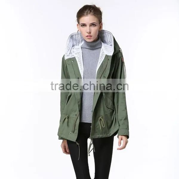 2016 New Spring Style Pure Cotton Women Clothing Wind Coat, High-end Custom Coats Casual Gauze Lining Coat Jacket
