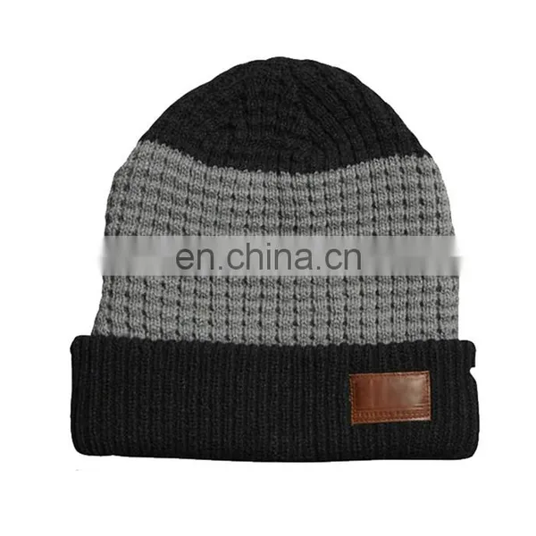 Stylish Custom Plain Winter Running Beanie With Custom Tag photo-2