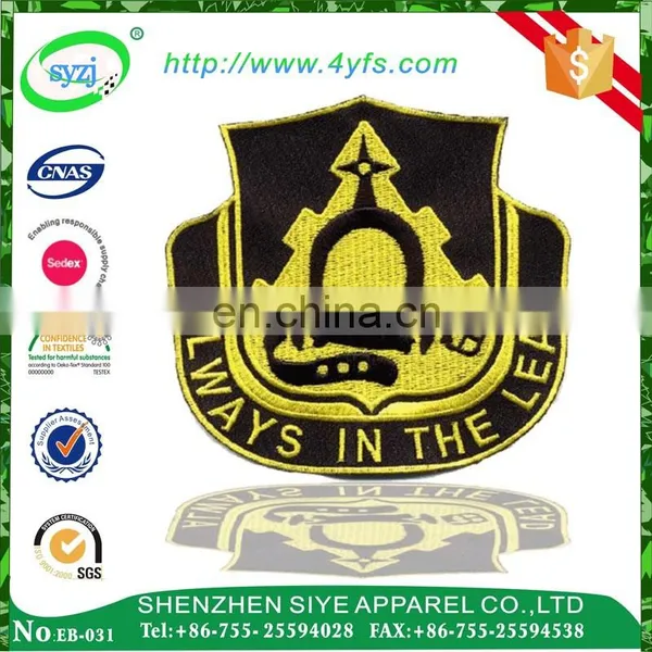 Military Badges Hand Embroidery Badges Indian Silk Embroidery Epaulette