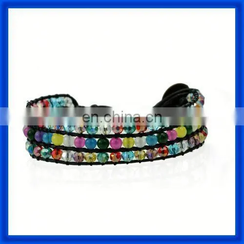 New 2014 Silk Thread Wrapped Bangle Bracelet TPCL102