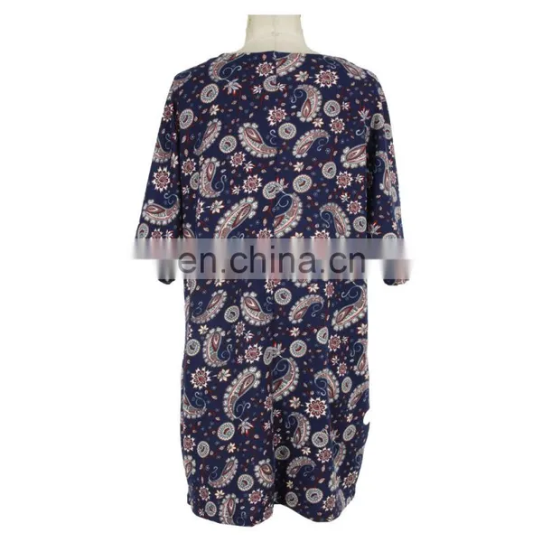 Paisley Print Top Free Size Women Clothing OEM Supplier photo-2