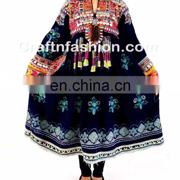 Vintage Banjara Kuchi Tribal Ethnic Clothes- Vintage Traditional Kutchi- Vintage Gypsy Afghani Handmade Kuchi Dress photo-6