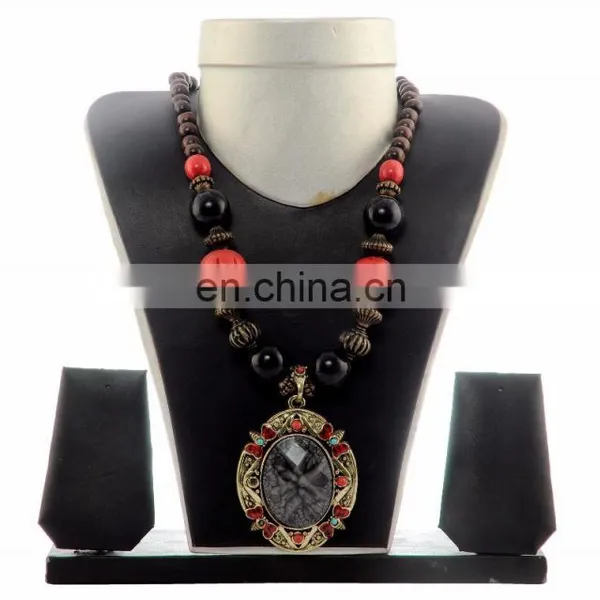 Vinatge Costume Jewelary -Pearl Neckalce -Colorful Fastion Necklace photo-2
