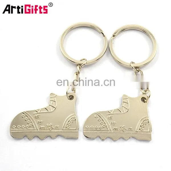 Wholesale Promotion Custom Design Your Own Metal Magnetic Angel Pair Keychain Couple photo-5
