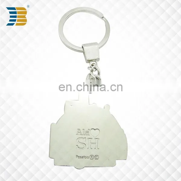 3D Shanghai Landmark Building Custom Made Metal Keychain photo-3