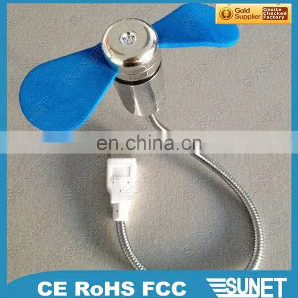 SUNJET 2017 New Products Novelty Items Cartoon Usb LED Mini Fan photo-2