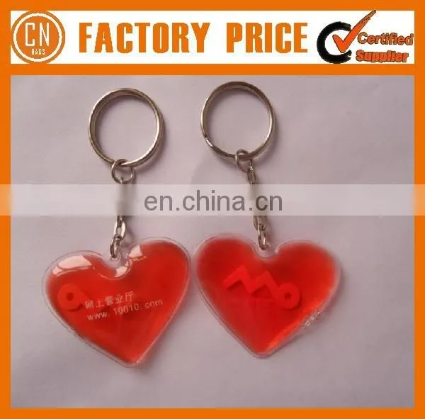 Customized Logo OEM Designed Liquid Keychain photo-3