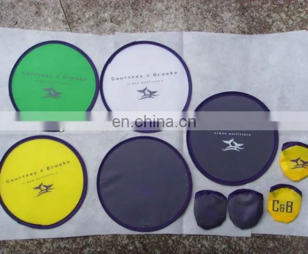 Promotional Foldable Nylon 190T Frisbee With Printing Logo photo-3