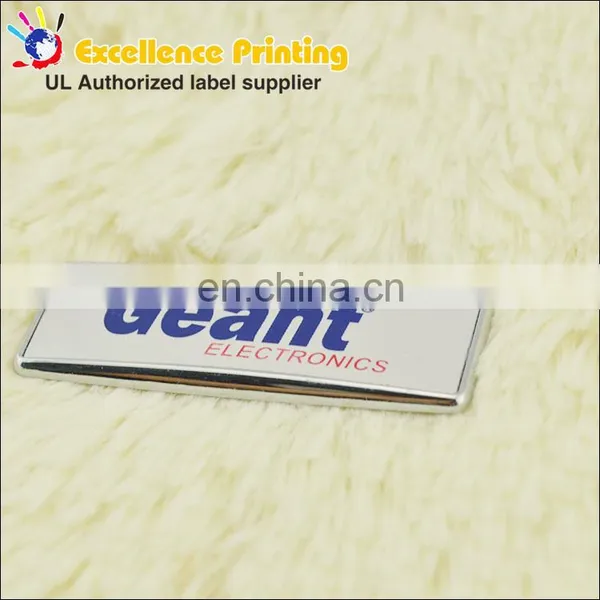 Permanent Adhesive Metal Label photo-3
