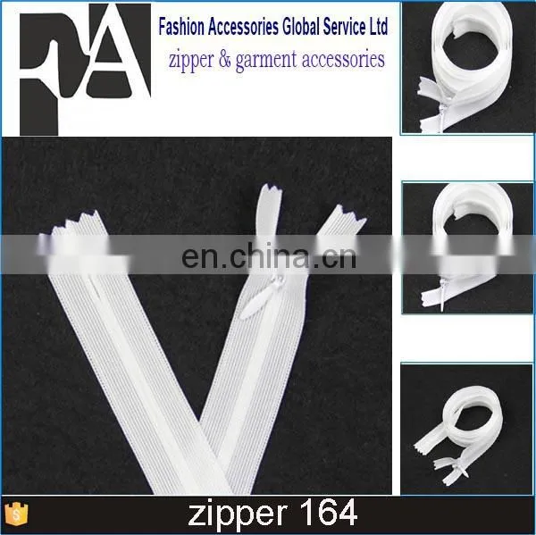 High Quality Eco-friendly Invisible Waterproof Nylon Zipper, Nylon Water Resistant Zippe