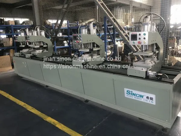 China Four Head Welding PVC UPVC Door Window Making Manufacturing Machine photo-5