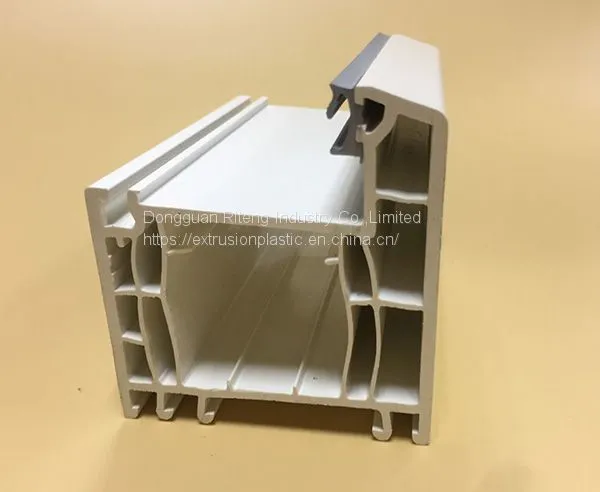 PVC Door Frame,Plastic Extrusion Door Frame, Custom PVC Plastic Extrusion Profile,Plastic Extrusion PVC Profiles/Pipes photo-5