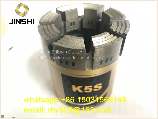 AQ BQ NQ HQ PQ Impregnated Core Drill Bit Diamond Widely Used in Wire-line Drilling Series photo-5