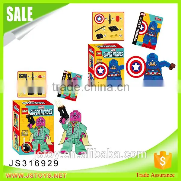 JSTOYS 8 Items Mixed Hero Building Blocks Toys Made in China photo-3