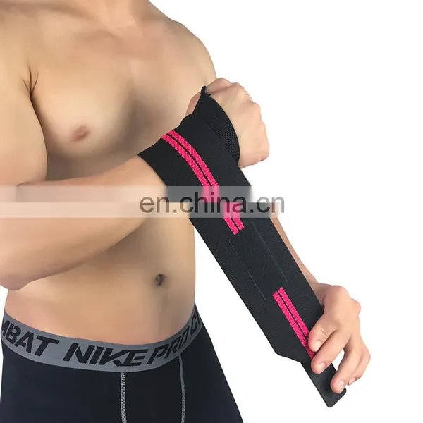 Hampool Custom Elastic Safety Heave Duty Weightlifting Fitness Lifting Support Protector Gym Wrist Wraps photo-2