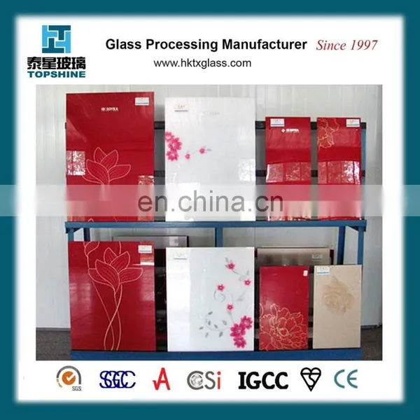 Color Glittering Glass Refrigerator Door photo-3