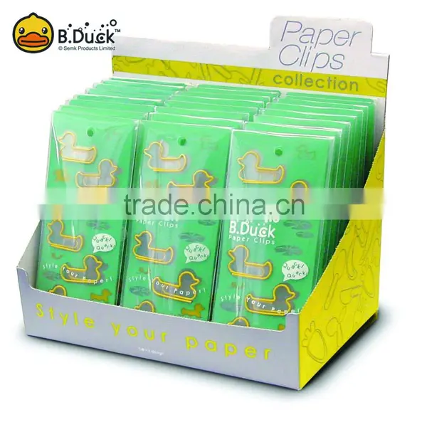 Novelty Fancy Duck Shaped Paper Clip With Stand Unique Paper Clips photo-3