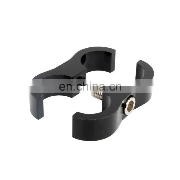 AN6 AN8 AN10 Billet Aluminum Anodized Black Braided Hose Separator Clamp Fuel Line Divider Clamp photo-3