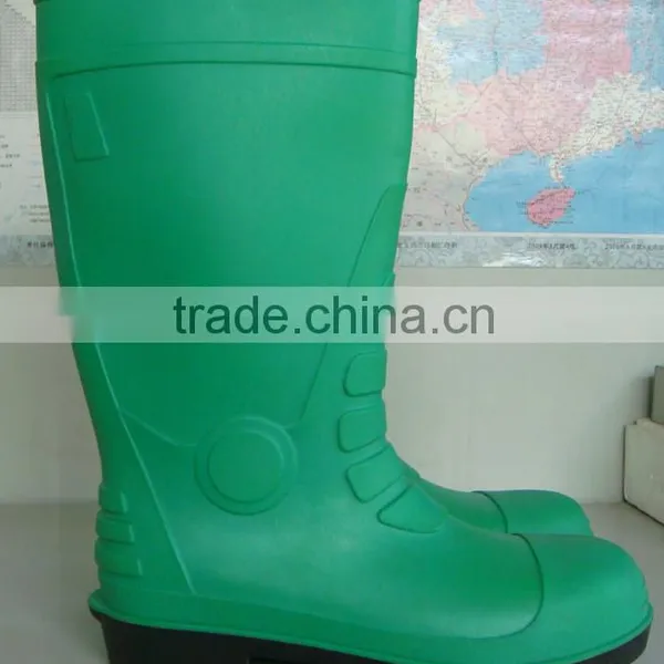Safety PVC Rain Shoes With Steel Toe/industrial Rain Boots photo-4
