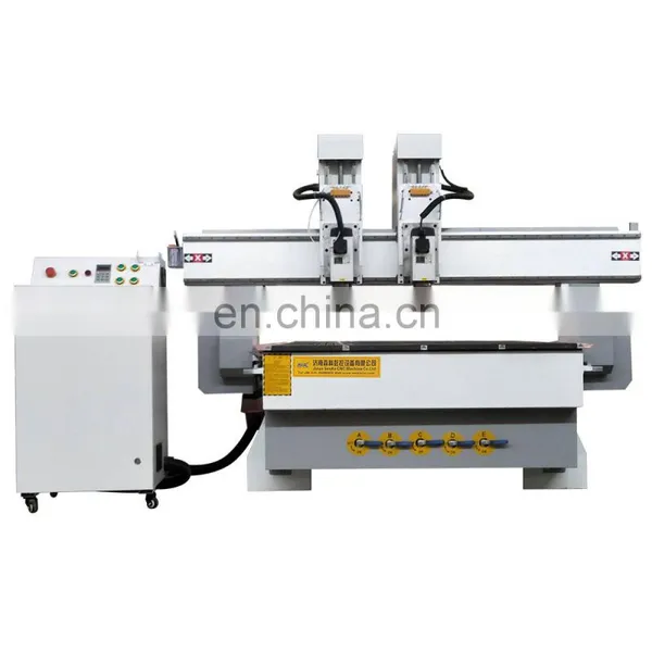 Two Independent Heads Wood Engraving CNC Router Dual Spindle Cnc photo-5