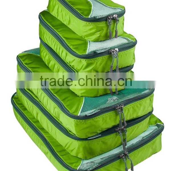 High Quality Unisex 5 Piece Packing Cubes for Travel,cheap Wholesale Green Polyester Travel Packing Cubes photo-3