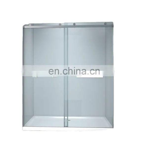 Customized Design Factory High Quality Cheap Bathroom Sliding Hardware Tempered Glass Door Shower Enclosure Manufacturers