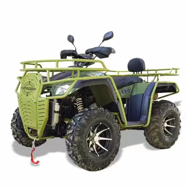 4WD Shaft Driving 350CC 4X4 Quad ATV With Safe Bumper and Big Power photo-2
