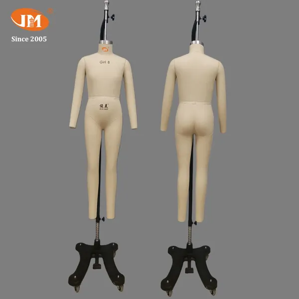 8-year-old Girl Dress Form EU/US Standard Kids Garment Mannequin Junmei Child Full-body Dress Form photo-4