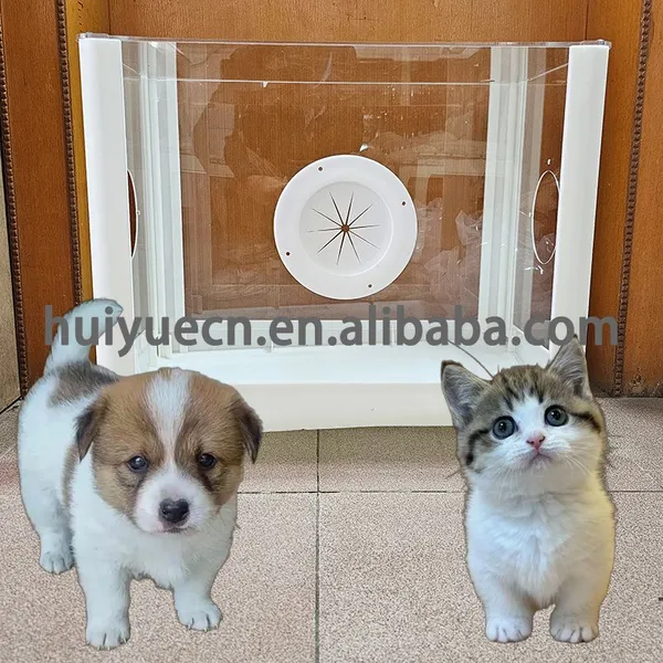 Три в одном акриловая ванная комната для домашних животных с функцией свободного стояния, функциями купания и сушки | Товары для домашних животных для маленьких собак и кошек
