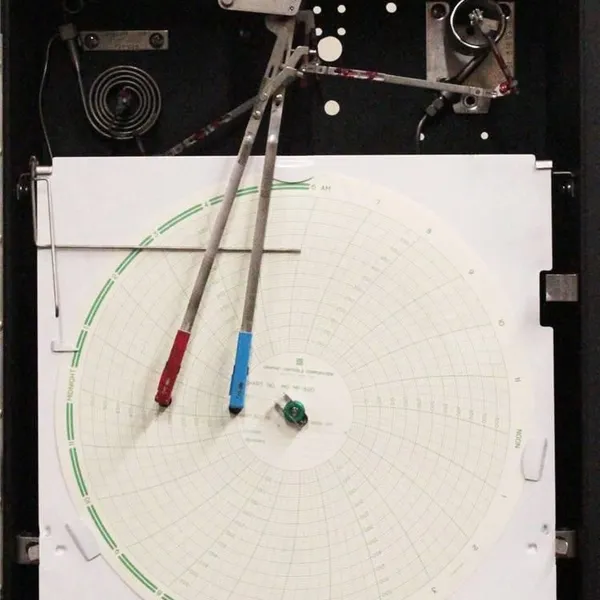Supply of Barton 12-inch Pressure Test Recording Paper 4710020, 0 - 15000 Psi photo-3