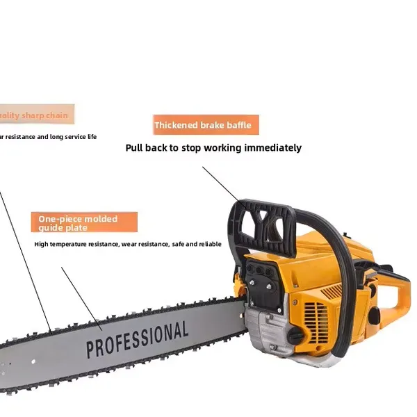 Portable 2-Stroke Gas Chainsaw 62CC, 18