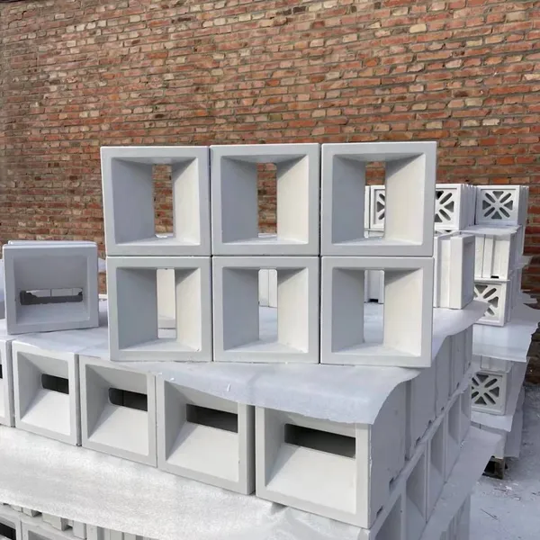 Hollow Bricks for Garden Landscaping, Partition Bricks for Restaurants, Decoration Bricks for Clothing Stores, Perforated Bricks, Cement Hollow Bricks, Wall Bricks With Diagonal, Round and Square Holes From the Scenic Wall Brick Factory