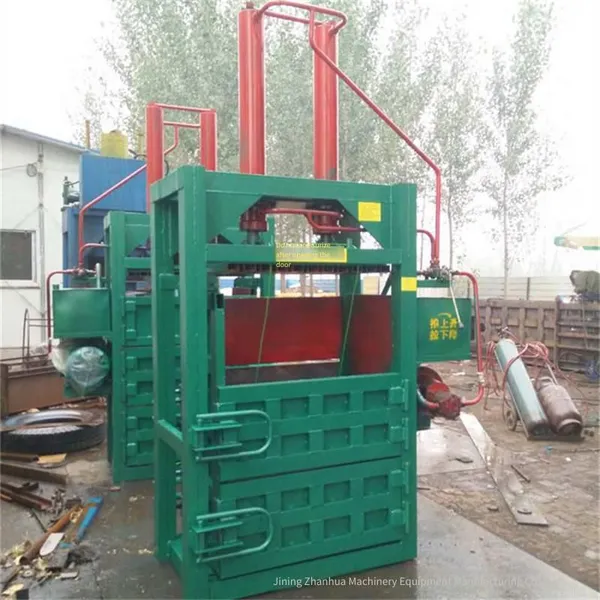 11-kilowatt 180-cylinder Iron Drum Flattening Machine, Stainless Steel Pipe End Flattening Machine, Vertical Hydraulic Baler photo-4