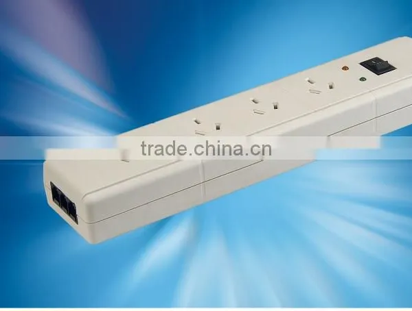CE ROHS UL Listed Best Price 6 Ground US Outlets 6 Super Charging USB Ports Power Strip / Extension photo-2