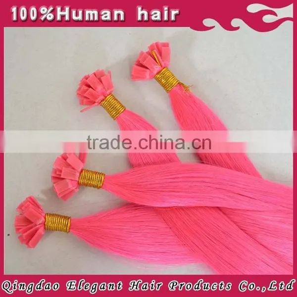 Cheap Price 100% Brazilian Remy Human Flat Tip With Various ColorHair Extensions Wholesale photo-2