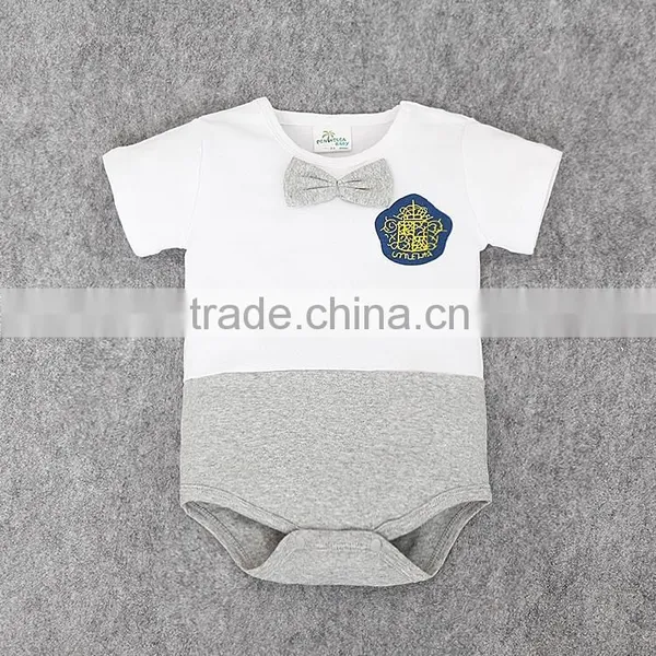 Latest Design British Style Baby Boy Romper Toddler Baby Jumpsuit Newborn Baby Clothes photo-3