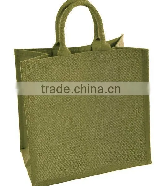 2016 High-end Plain Large Jute Wine Recycle Bag Wholesale photo-2