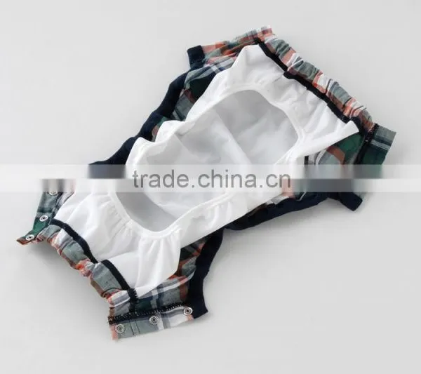 Made in Japan Products High Quality Cool Check Pattern Printed Cloth Diaper Baby Nappies Wholesale for Hot Selling Item photo-4