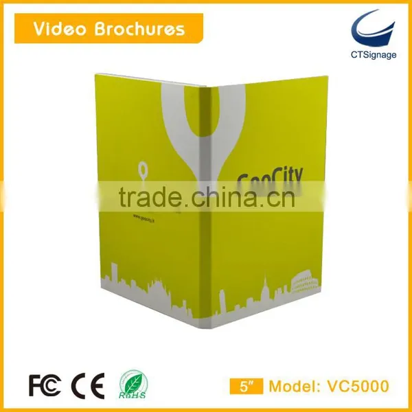 5 Inch Lcd Screens Promotional Video Business Gift Cards Vc5000 photo-3