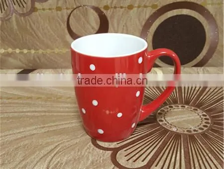 Beautiful Red Fancy Glazed Ceramic Italian Coffee Cups Manufacture photo-6