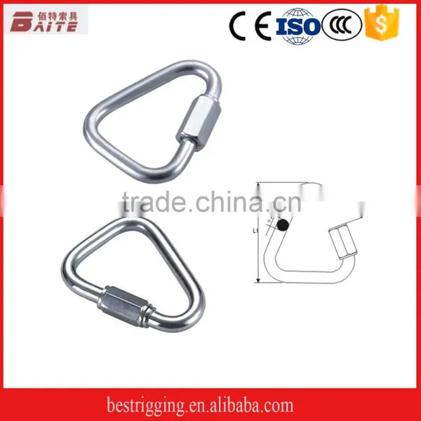 DELTA SHAPED STAINLESS STEEL QUICK LINK photo-2