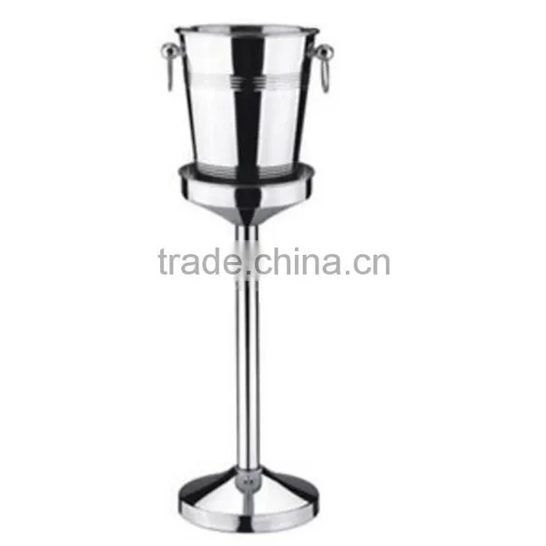 Stainless Steel Double Wall Wine Outdoor Ice Bucket With Stand photo-2