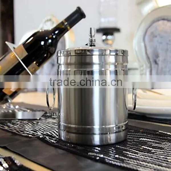 Fixed Handle Round Galvanized Metal Ice Cooler Beer Bucket photo-3