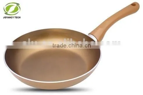Aluminum Pressed/ Forged Copper Nonstick Coating Outer Painting Fry Pan Pizza Pan Egg Pan Round Crepe Pan photo-6