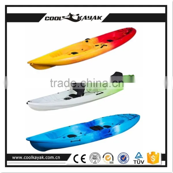 2 Person no Inflatable Plastic Fishing Kayak Sit on Top Rowing Boat Quality Choice photo-5