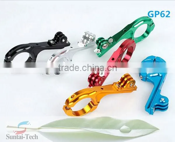High Quality Gopros Accessories Bike Aluminum Handlebar Bar Adapter Mount for Go Pro Heros3/2/1 GP62