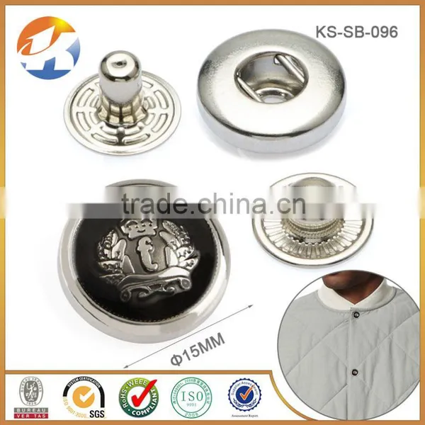 Hot Sale Metal Snap Buttons For Shirts For Men