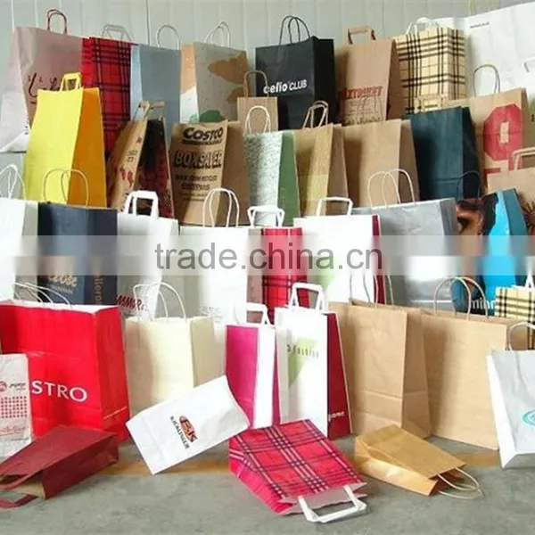 2016 Hot Sales Paper Bags With Handles Kraft photo-6