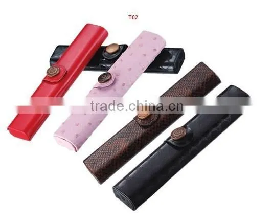 Handwork Folding Leather Glasses Eyewear Case Customize Logo photo-3